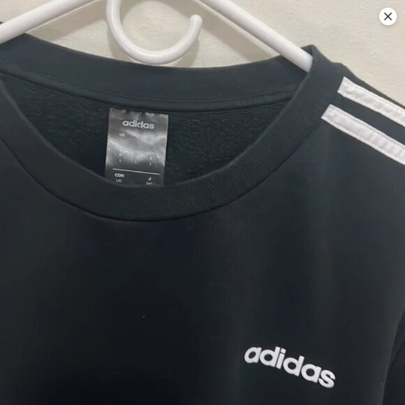 Adidas Signature Crew Neck Sweatshirt Top Size Large - Picture 2 of 9